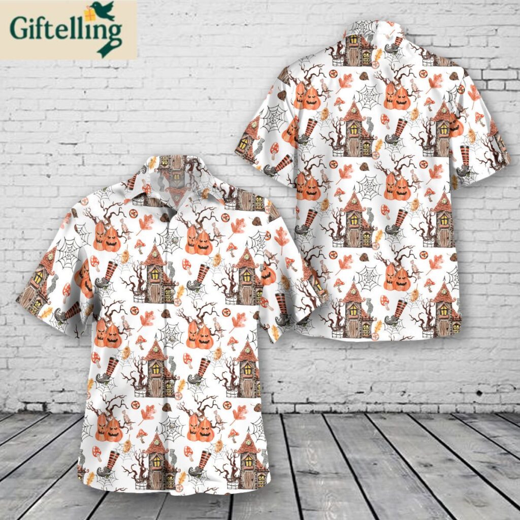Halloween Pattern 2 Hawaiian Shirt 1