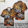 Halloween Police Car Hawaiian Shirt 1