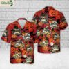 Halloween School Bus Hawaiian Shirt 1