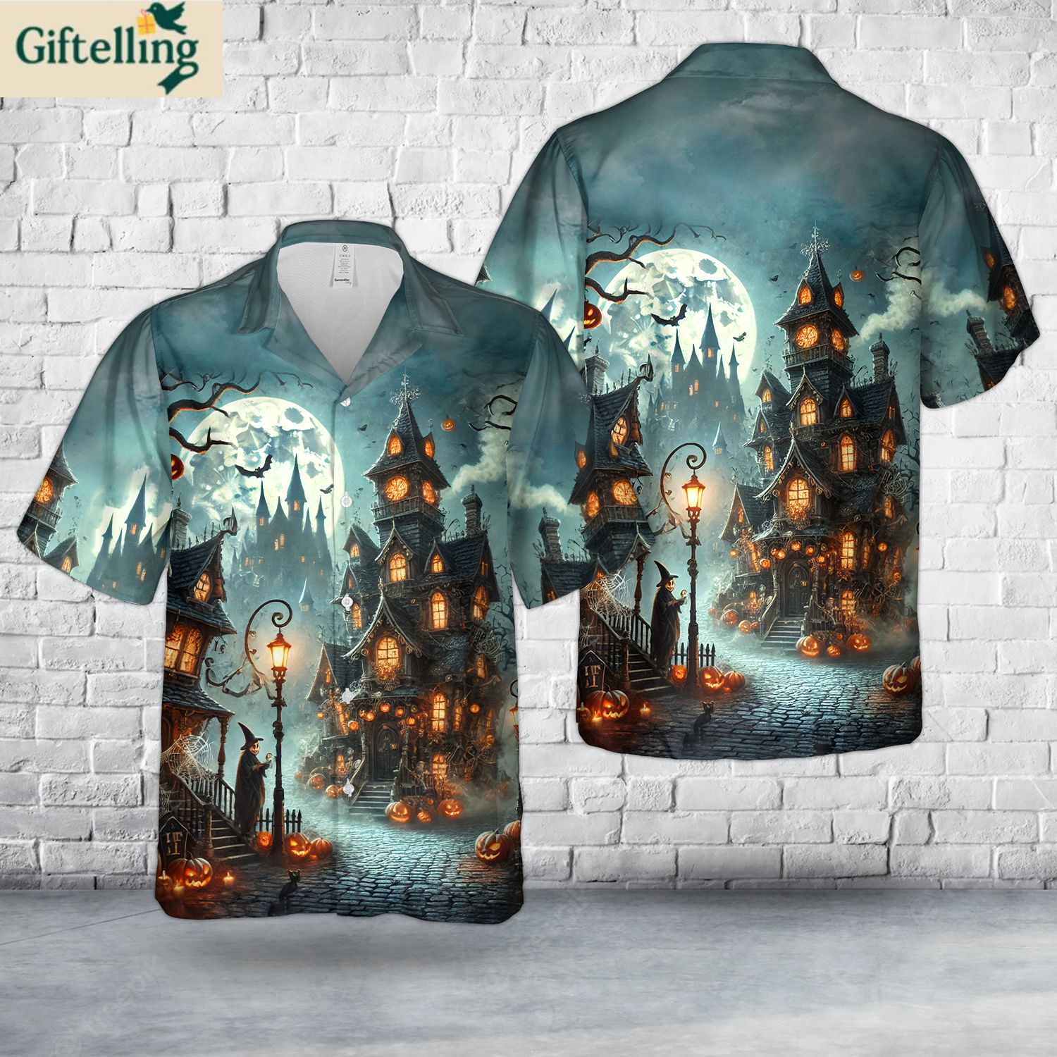 Halloween Town Hawaiian Shirt 1 Halloween Town Hawaiian Shirt 1