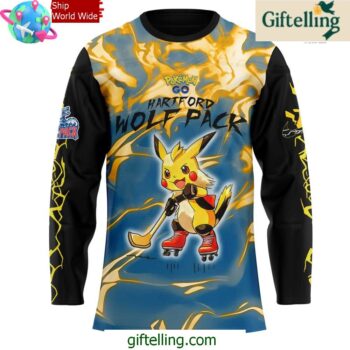 Hartford Wolf Pack Pokemon GO Special Hockey Jersey