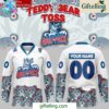 Hartford Wolf Pack Teddy Bear Edition White Hockey Jersey