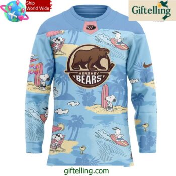 Hershey Bears Peanuts Summer Collection Hockey Jersey