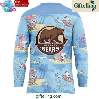 Hershey Bears Peanuts Summer Collection Hockey Jersey
