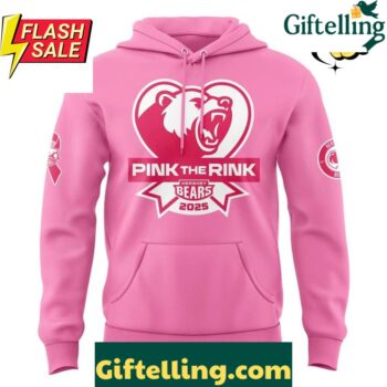 Hershey Bears x Pink the Rink Breast Cancer Awareness Hoodie
