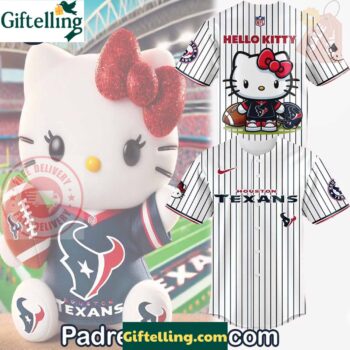 Houston Texans Hello Kitty Baseball Jersey Outfit