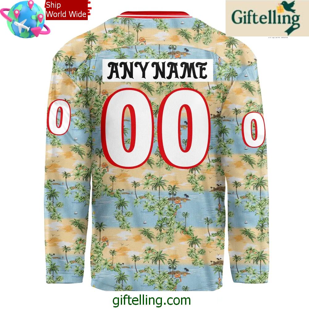 Huntsville Havoc Margaritaville Night 2025 Hockey Jersey 3 Huntsville Havoc Margaritaville Night 2025 Hockey Jersey 3