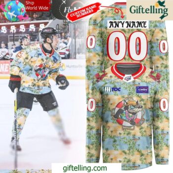 Huntsville Havoc Margaritaville Night 2025 Hockey Jersey