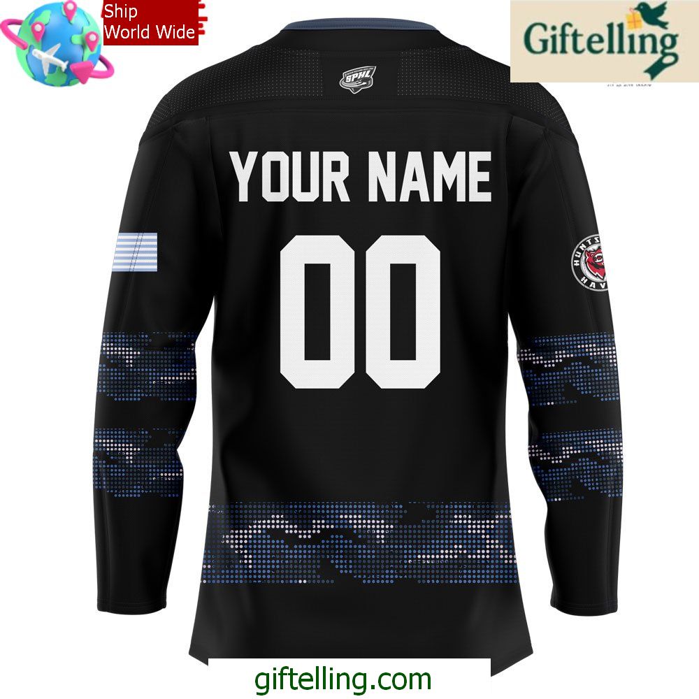 Huntsville Havoc Military Night 2025 Hockey Jersey Huntsville Havoc Military Night 2025 Hockey Jersey
