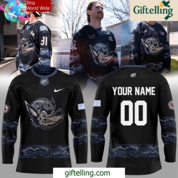 Huntsville Havoc Military Night 2025 Hockey Jersey