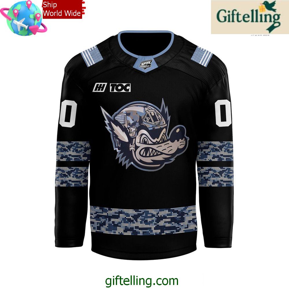 Huntsville Havoc Military Night Limited Hockey Jersey Huntsville Havoc Military Night Limited Hockey Jersey
