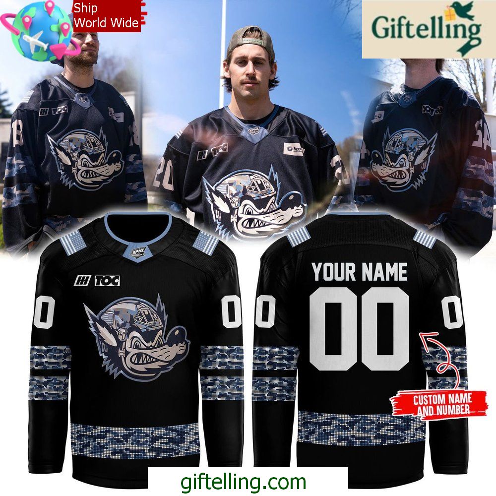 Huntsville Havoc Military Night Limited Hockey Jersey