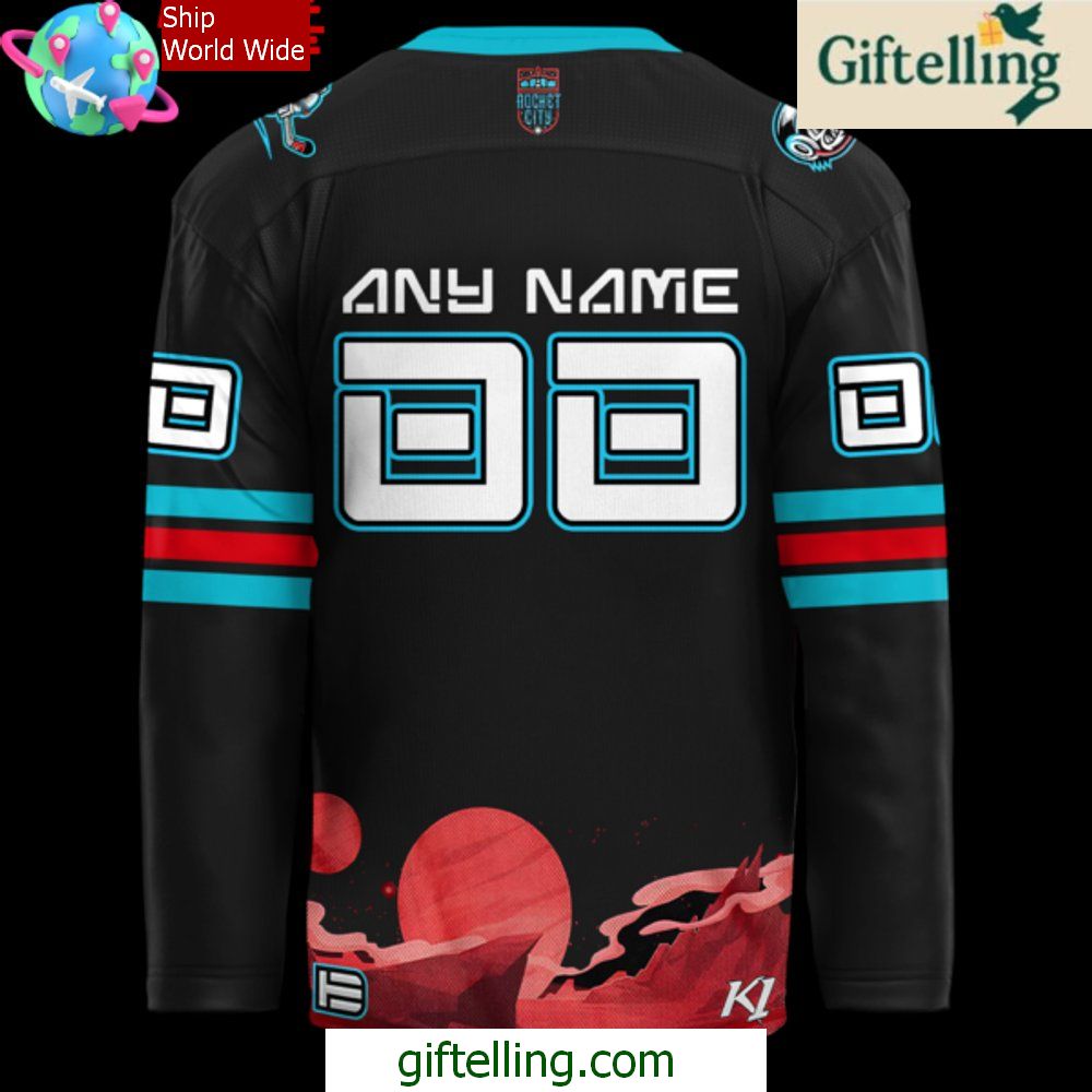 Huntsville Havoc Space Night Special Hockey Jersey Huntsville Havoc Space Night Special Hockey Jersey
