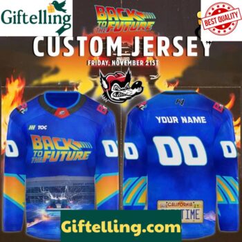 Huntsville Havoc x Back to the Future Custom Hockey