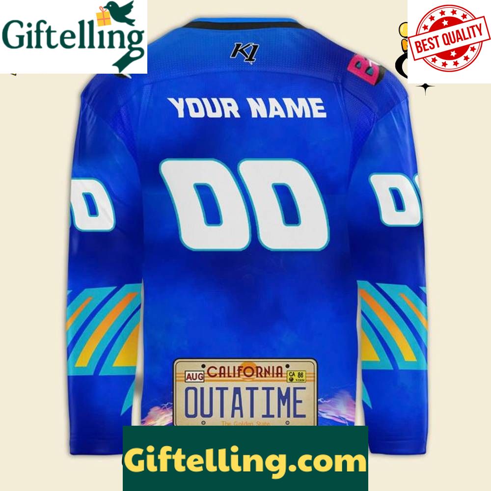 Huntsville Havoc x Back to the Future Custom Hockey Jersey