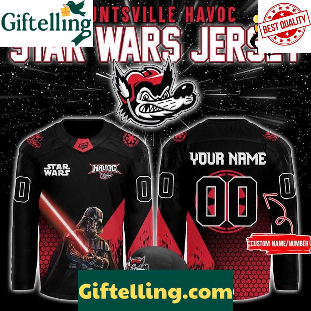 Huntsville Havoc x Star Wars Night 2025 Custom Hockey