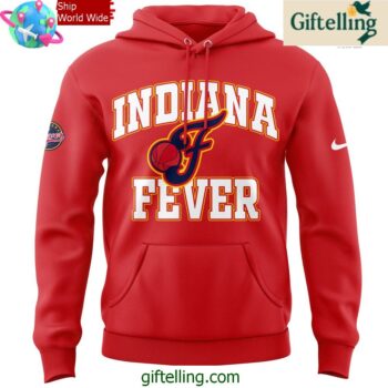Indiana Fever Caitlin Clark 2024 Red Hoodie