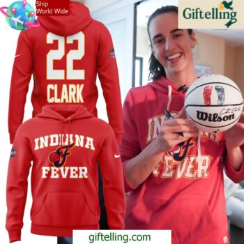 Indiana Fever Caitlin Clark 2024 Red Hoodie