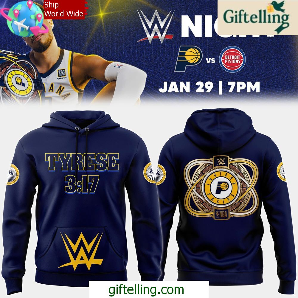 Indiana Pacers x WWE Night 2025 Limited Hoodie