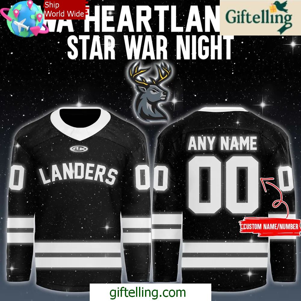 Iowa Heartlanders Star Wars Night 2025 Hockey Jersey