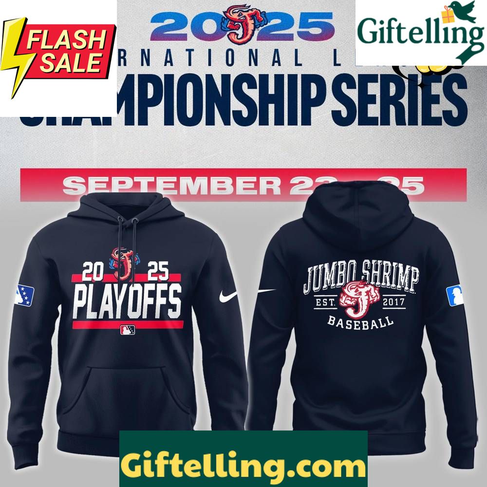 Jacksonville Jumbo Shrimp 2025 Playoffs Hoodie