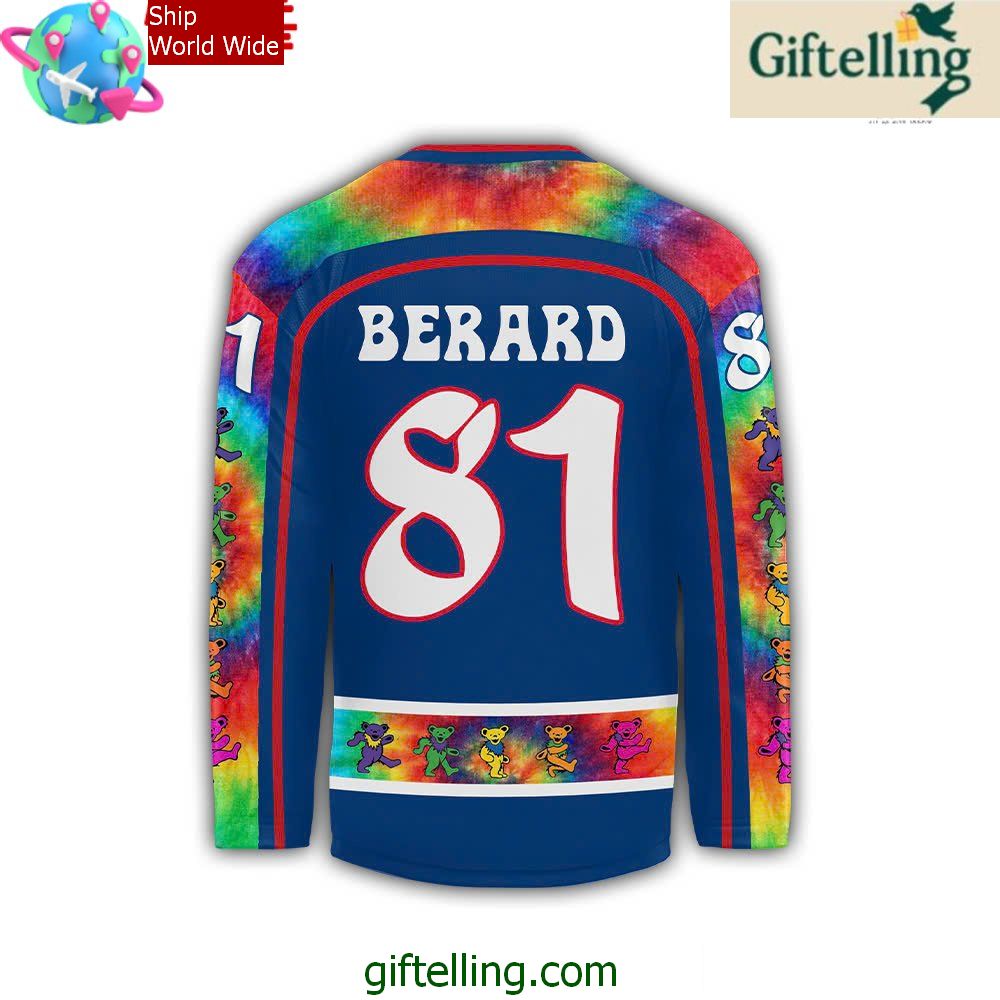 Kalamazoo Wings x Grateful Dead Special Hockey Jersey Kalamazoo Wings x Grateful Dead Special Hockey Jersey