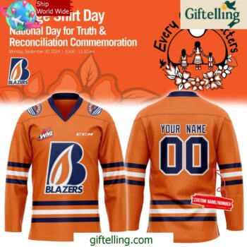 Kamloops Blazers Every Child Mastters 2024 Hockey Jersey
