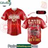 Kansas City Chiefs AFC West Champions Baseball Jersey Outfit