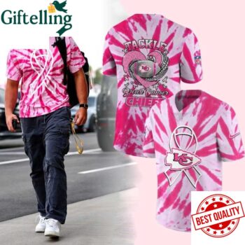 Kansas City Chiefs Breast Cancer Football Jersey