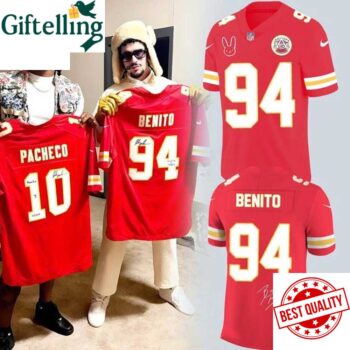 Kansas City Chiefs X Bad Bunny Signature Football Jersey