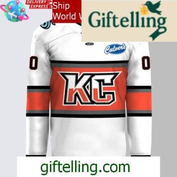 Kansas City Mavericks 2025 Kelly Cup Playoffs Official White Hockey Jersey 2