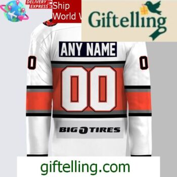 Kansas City Mavericks 2025 Kelly Cup Playoffs Official White Hockey Jersey 3