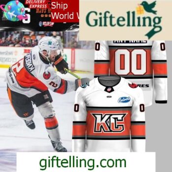 Kansas City Mavericks 2025 Kelly Cup Playoffs Official White Hockey Jersey