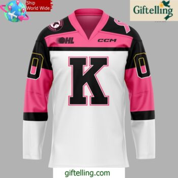 Kingston Frontenacs x Pink in the Rink 2024 Hockey Jersey