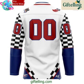 Knoxville Ice Bears Chilly 500 Racing Special Hockey Jersey 3