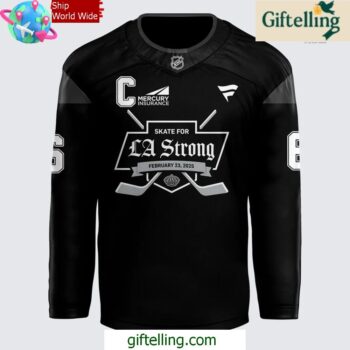 LA Strong Los Angeles Kings Limited Black Jersey