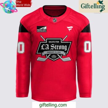 LA Strong Los Angeles Kings Limited Red Jersey