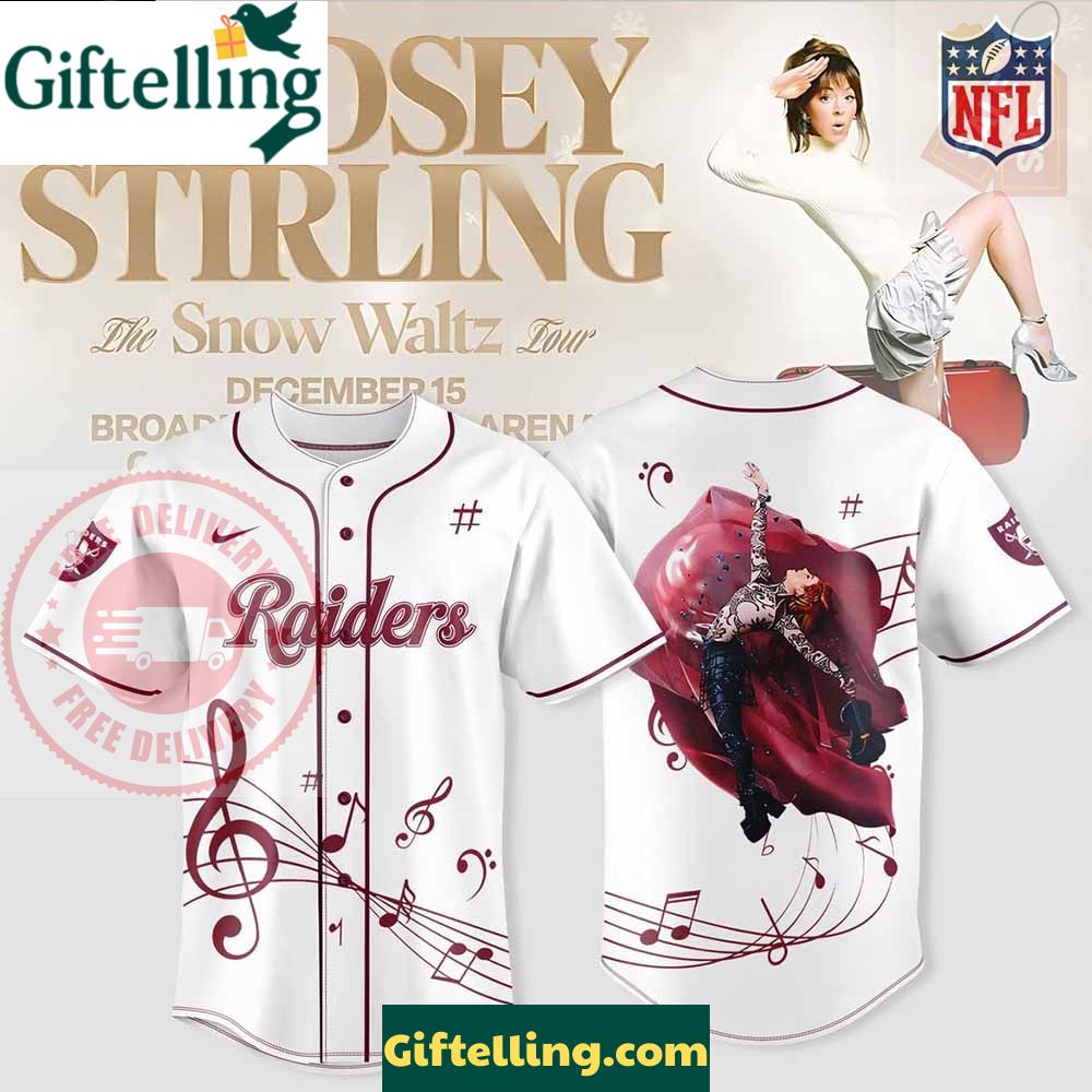 Las Vegas Aces Lindsey Stirling The Snow Waltz Holiday Tour 2025 Baseball Jersey