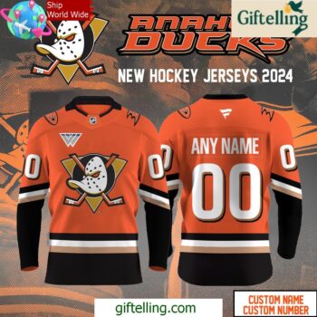 Limited Edition Anaheim Ducks New Hockey Jersey 2024