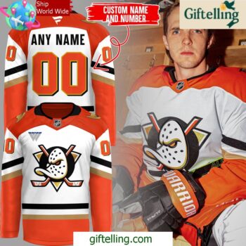 Limited Edition Anaheim Ducks Orange Country Jersey New Logo 2024