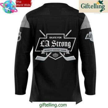 Los Angeles Kings LA Strong 2025 Black Jersey