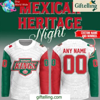 Los Angeles Kings Mexican Heritage Night 2025 Hockey Jersey