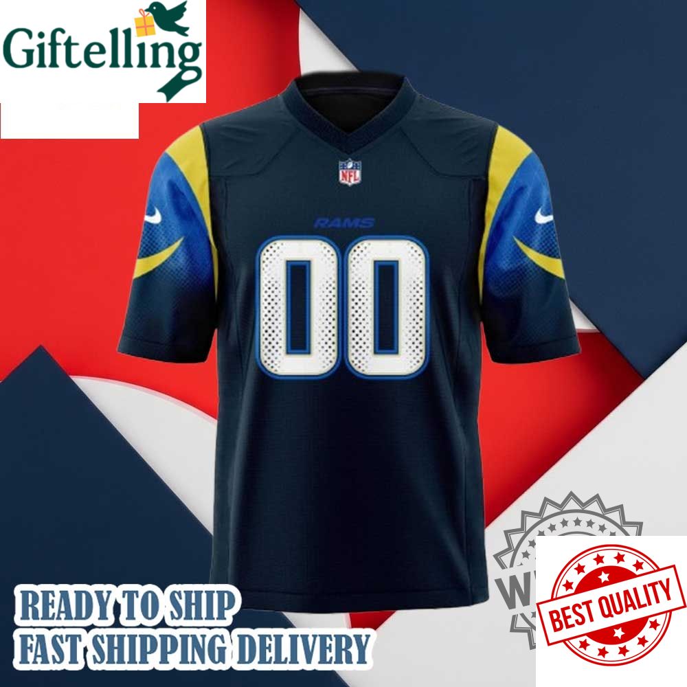 Los Angeles Rams New Rivalries Uniform 2025 Custom Football Jersey