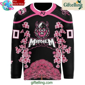 Macon Mayhem Cherry Blossom 2025 Hockey Jersey