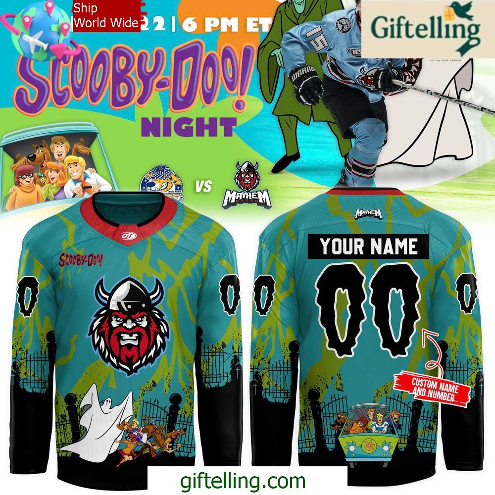 Macon Mayhem Scooby Doo Night 2025 Jersey