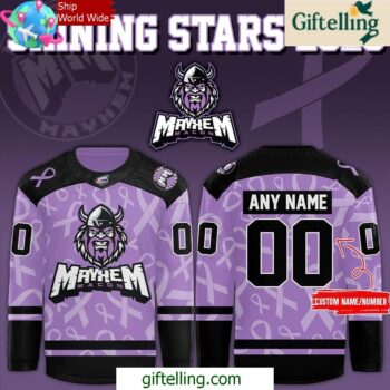 Macon Mayhem x Shining Stars 2025 Special Hockey Jersey