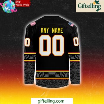 Maryland Black Bears Veterans Day Special Hockey Jersey