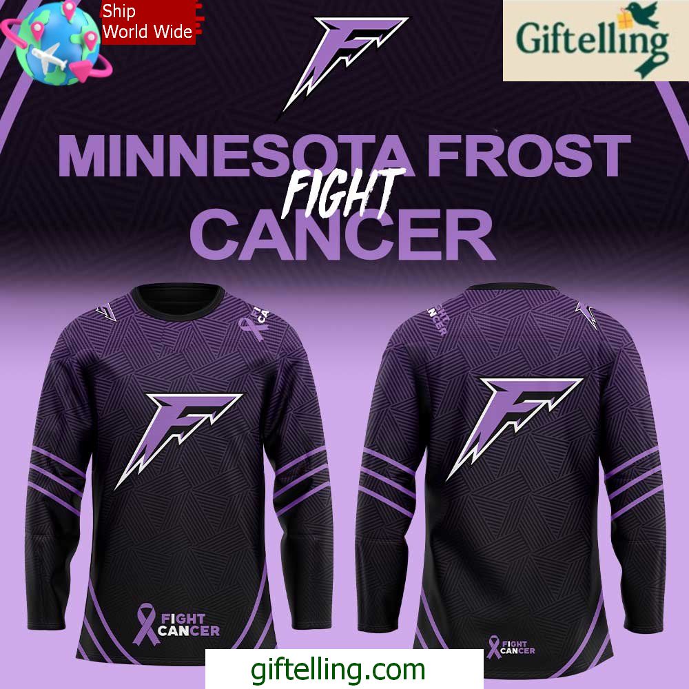Minnesota Frost Fight Cancer 2025 Jersey