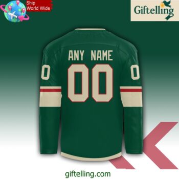 Minnesota Wild Firefighter Appreciation Night Special Hockey Jersey
