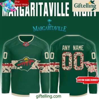 Minnesota Wild Margaritaville Night Special Edition Hockey Jersey